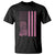 Off Road Car Wheel Vintage Pink American Flag T Shirt - Wonder Print Shop