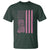 Off Road Car Wheel Vintage Pink American Flag T Shirt - Wonder Print Shop
