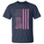 Off Road Car Wheel Vintage Pink American Flag T Shirt - Wonder Print Shop