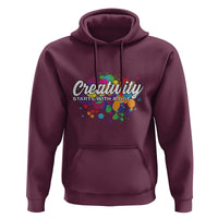 Happy Dot Day Hoodie Creativity Starts With A Dot Colorful Dots Watercolor - Wonder Print Shop