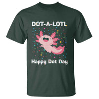 Happy Dot Day T Shirt Dot A Lotl Cute Axolotl Colorful Dot - Wonder Print Shop