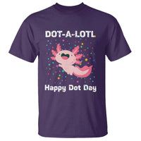 Happy Dot Day T Shirt Dot A Lotl Cute Axolotl Colorful Dot - Wonder Print Shop