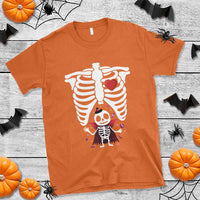 Pregnancy Announcement T Shirt Halloween Vampire Skeleton Monster Baby Pregnant Candy - Wonder Print Shop