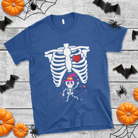 Pregnancy Announcement T Shirt Halloween Witch Skeleton Monster Baby Pregnant Candy - Wonder Print Shop