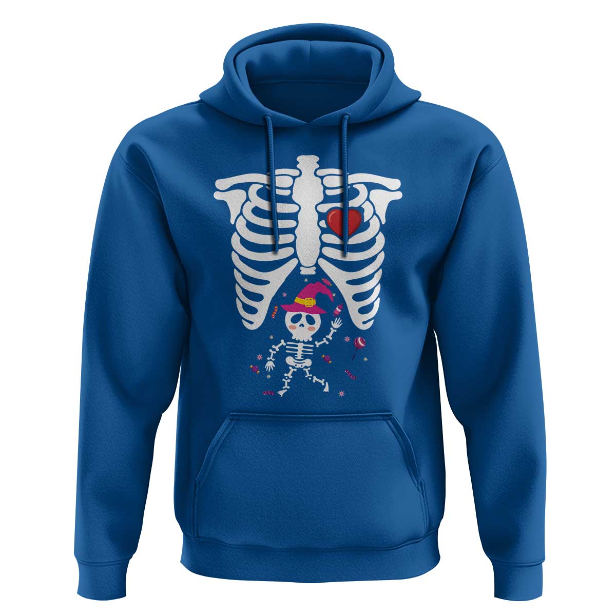 Pregnancy Announcement Hoodie Halloween Witch Skeleton Monster Baby Pregnant Candy