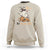 I Put The Boo In Boujee Sweatshirt Halloween Cute Lady Ghost Is Drinking Wine Pumpkin - Wonder Print Shop
