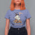 I Put The Boo In Boujee T Shirt For Women Halloween Cute Lady Ghost Is Drinking Wine Pumpkin - Wonder Print Shop