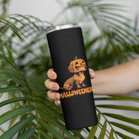 Funny Halloween Dachshund Skinny Tumbler Halloweener Pumpkin Wiener Dog - Wonder Print Shop