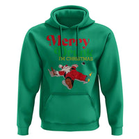 Funny Christmas Beers Hoodie Merry Drunk I'm Christmas Santa