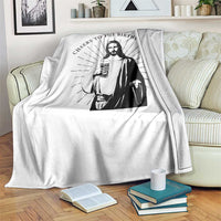 Funny Cheers To The Birthday Boy Throw Blanket Christmas Christian Faith - Wonder Print Shop