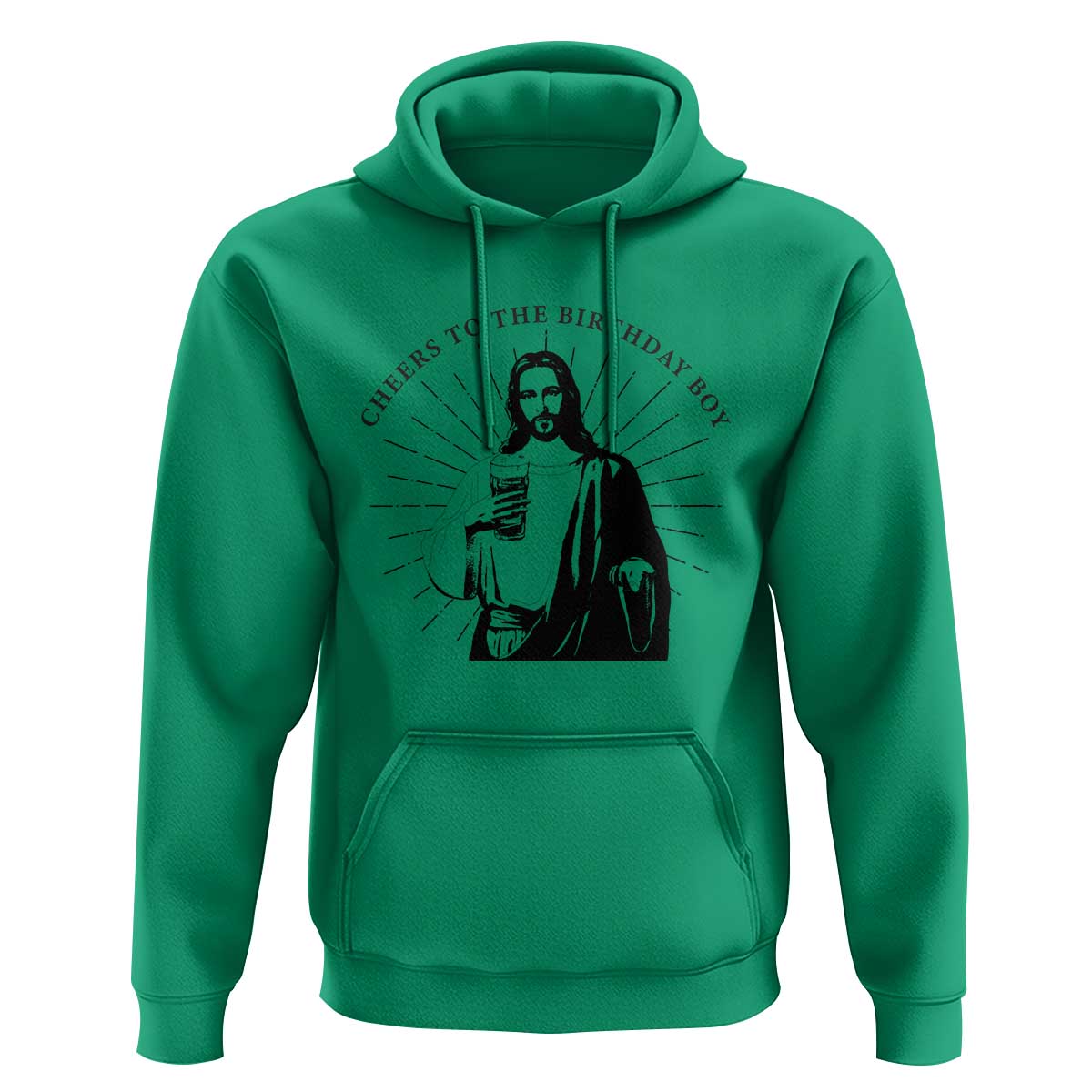 Funny Cheers To The Birthday Boy Hoodie Christmas Christian Faith