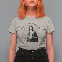Funny Cheers To The Birthday Boy T Shirt For Women Christmas Christian Faith - Wonder Print Shop