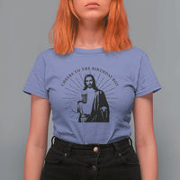 Funny Cheers To The Birthday Boy T Shirt For Women Christmas Christian Faith - Wonder Print Shop