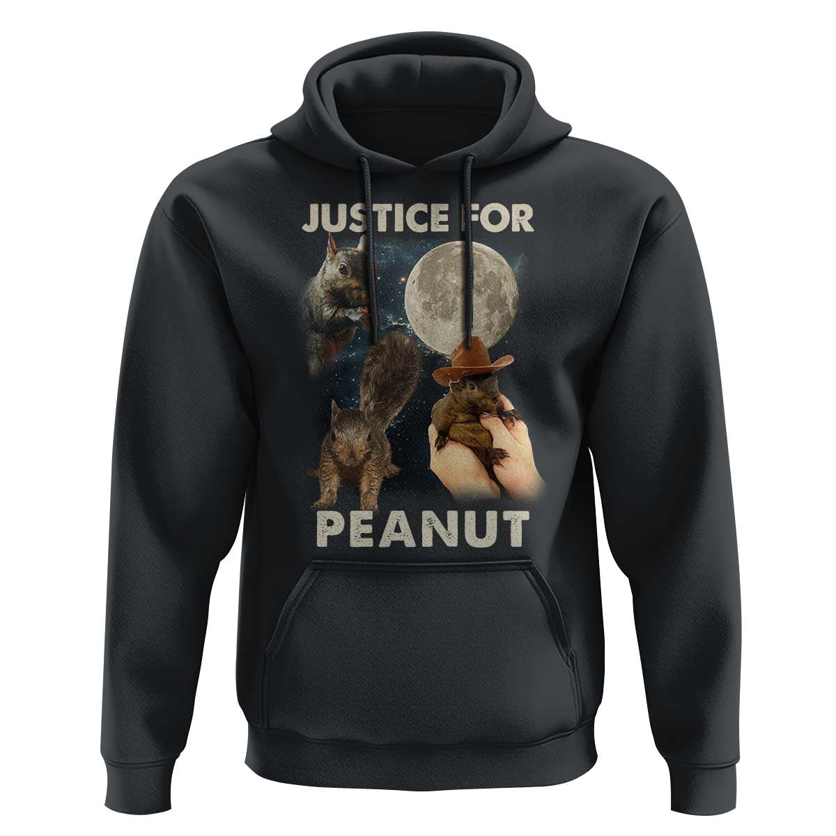 Justice For Peanut The Squirrel 2024 Moon Hoodie