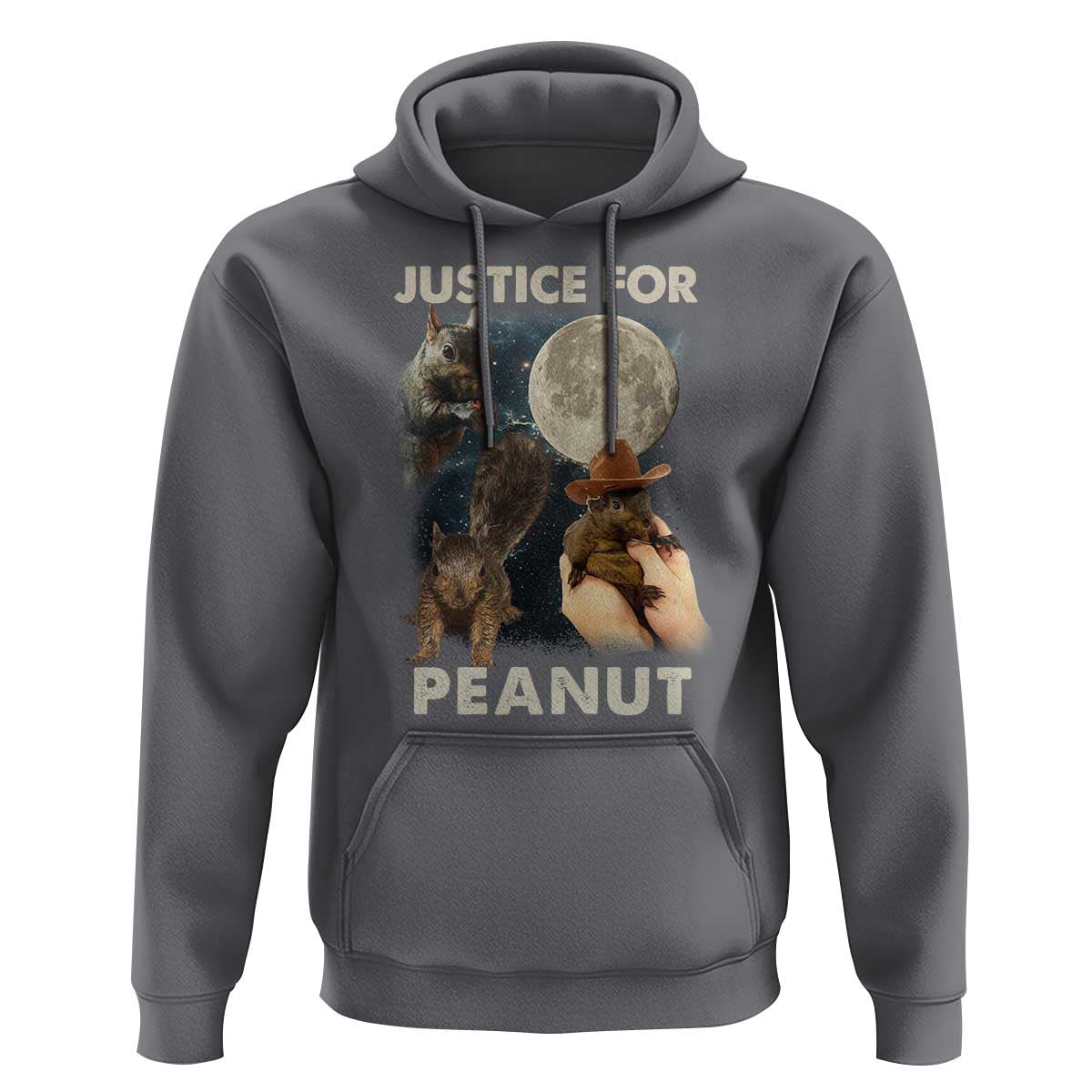 Justice For Peanut The Squirrel 2024 Moon Hoodie
