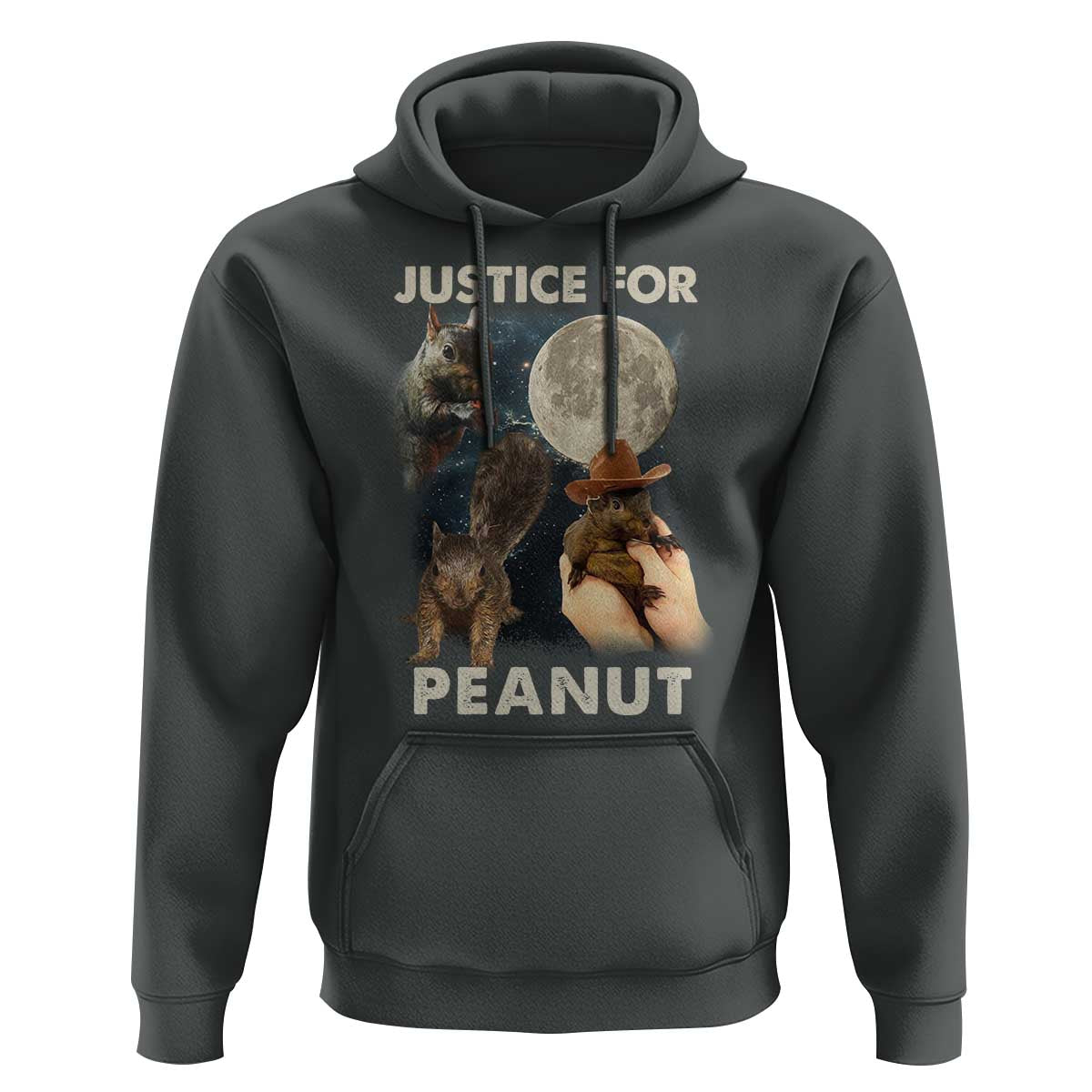 Justice For Peanut The Squirrel 2024 Moon Hoodie