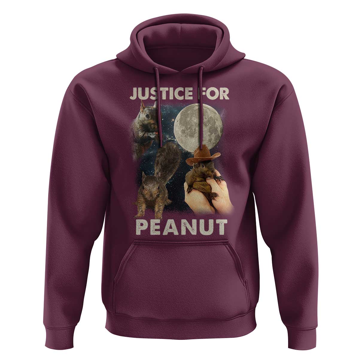 Justice For Peanut The Squirrel 2024 Moon Hoodie