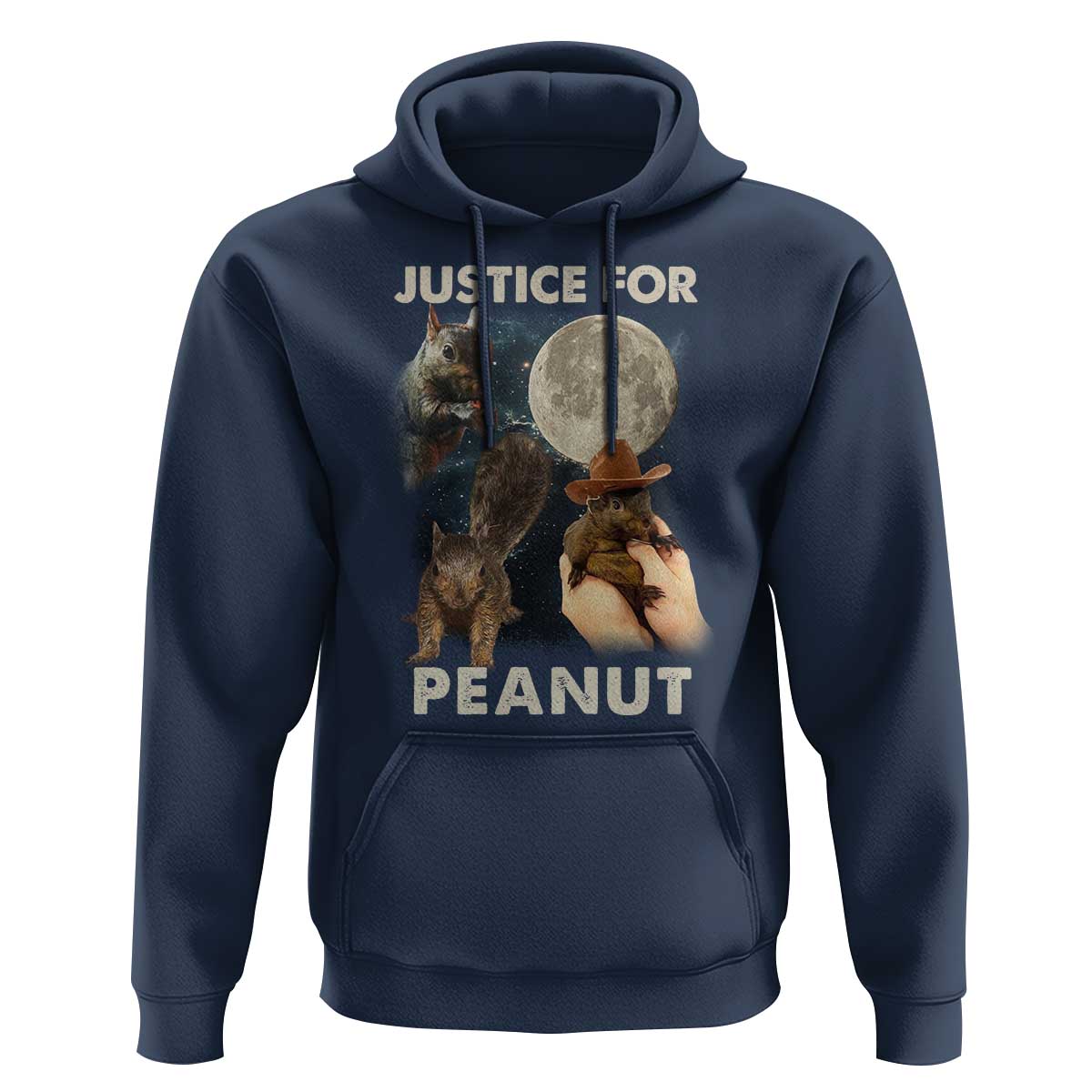 Justice For Peanut The Squirrel 2024 Moon Hoodie
