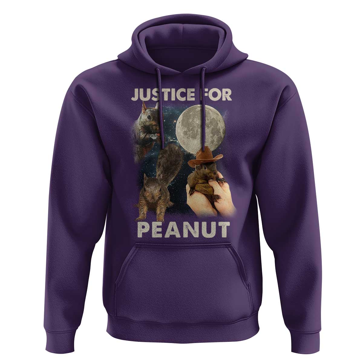 Justice For Peanut The Squirrel 2024 Moon Hoodie