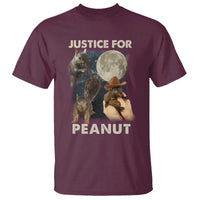 Justice For Peanut The Squirrel 2024 Moon T Shirt - Wonder Print Shop