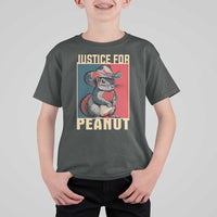 Justice For Peanut The Squirrel 2024 T Shirt For Kid - Wonder Print Shop