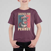 Justice For Peanut The Squirrel 2024 T Shirt For Kid - Wonder Print Shop