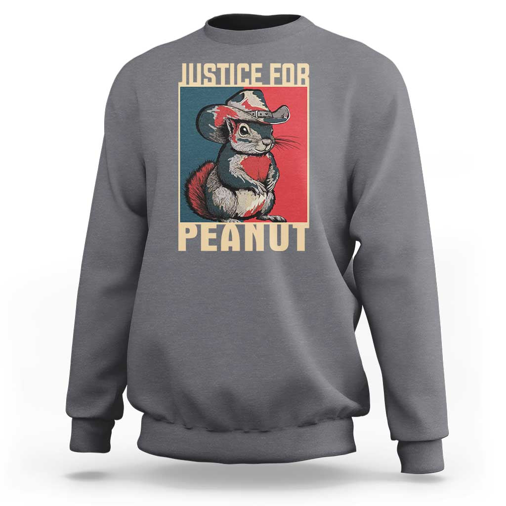 Justice For Peanut The Squirrel 2024 Sweatshirt - Wonder Print Shop