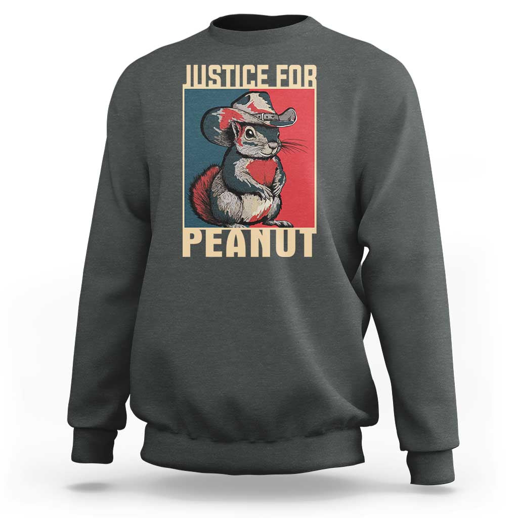 Justice For Peanut The Squirrel 2024 Sweatshirt - Wonder Print Shop