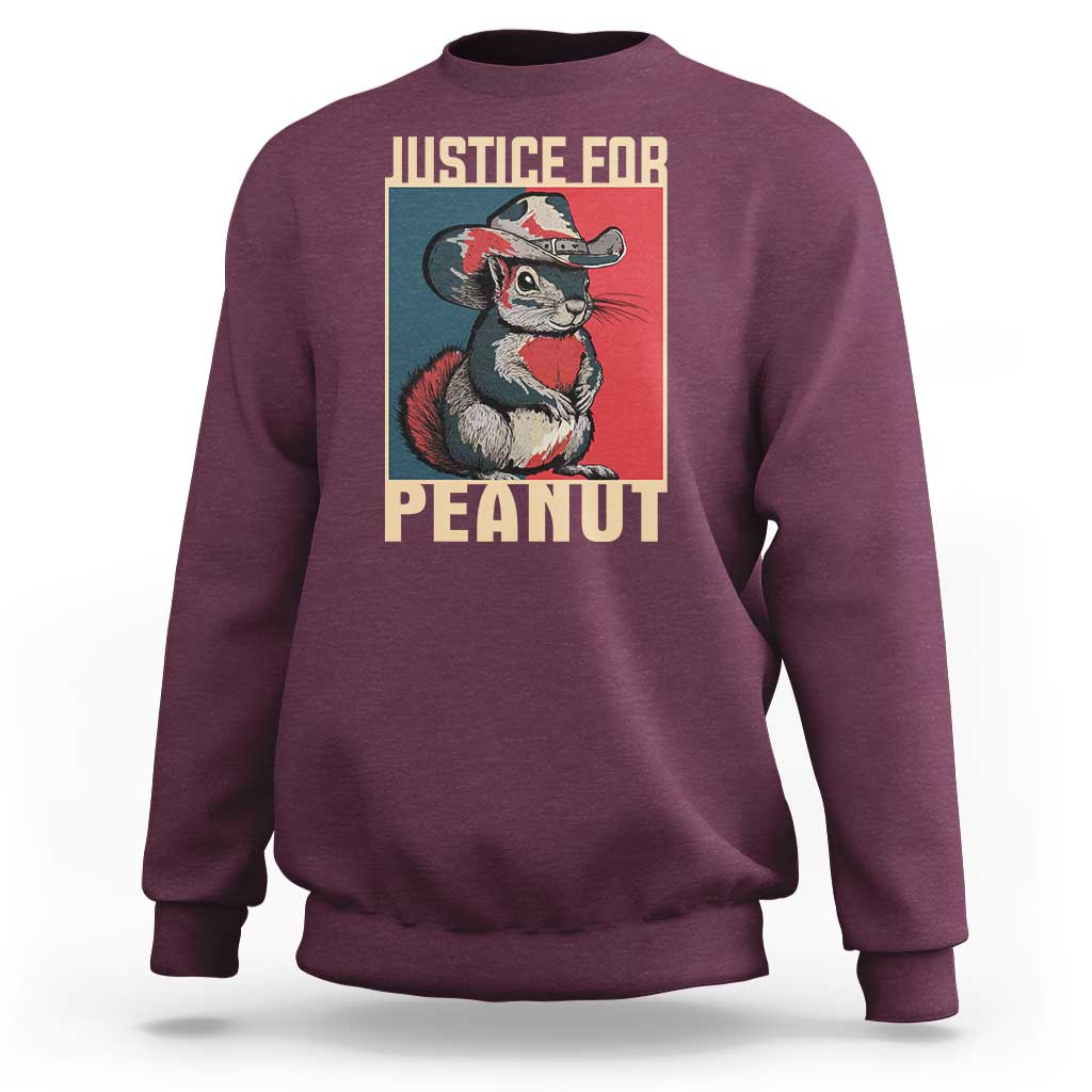 Justice For Peanut The Squirrel 2024 Sweatshirt - Wonder Print Shop