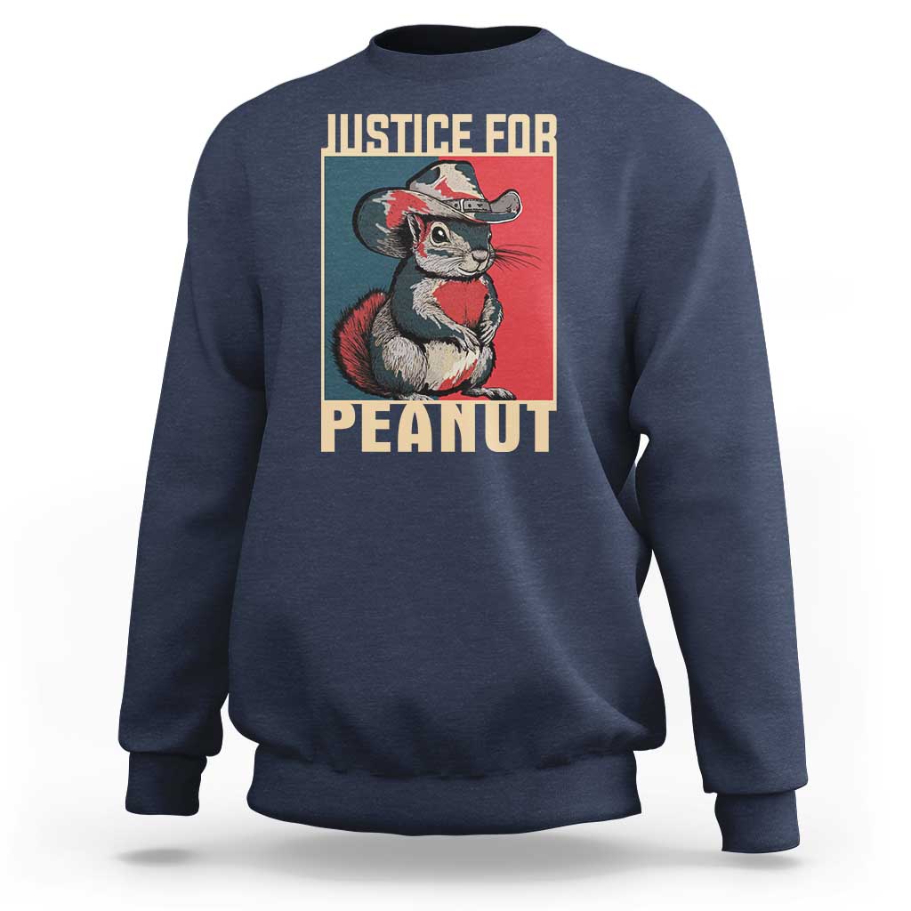Justice For Peanut The Squirrel 2024 Sweatshirt - Wonder Print Shop