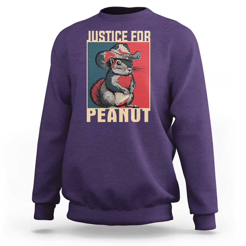 Justice For Peanut The Squirrel 2024 Sweatshirt - Wonder Print Shop