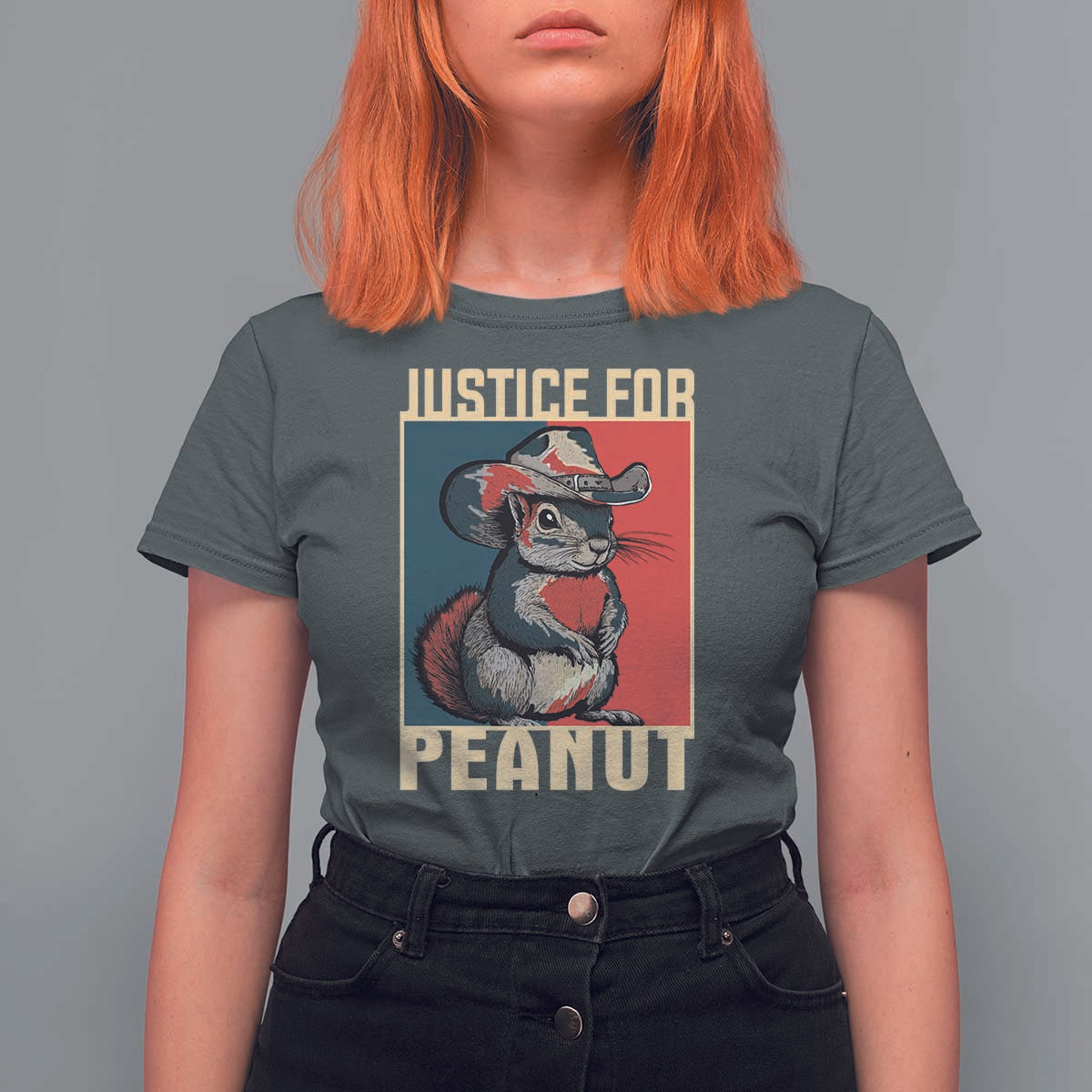 Justice For Peanut The Squirrel 2024 T Shirt For Women - Wonder Print Shop
