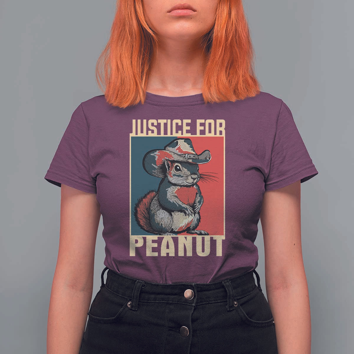 Justice For Peanut The Squirrel 2024 T Shirt For Women - Wonder Print Shop