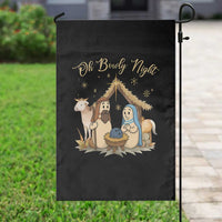 Funny Christmas Bowling Garden Flag Oh Bowly Night Nativity Scene Bowling Pins - Wonder Print Shop