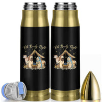 Funny Christmas Bowling Bullet Tumbler Oh Bowly Night Nativity Scene Bowling Pins - Wonder Print Shop