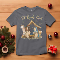 Funny Christmas Bowling T Shirt Oh Bowly Night Nativity Scene Bowling Pins - Wonder Print Shop