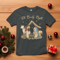 Funny Christmas Bowling T Shirt Oh Bowly Night Nativity Scene Bowling Pins - Wonder Print Shop