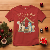 Funny Christmas Bowling T Shirt Oh Bowly Night Nativity Scene Bowling Pins - Wonder Print Shop