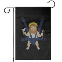 Funny Christmas Baby Jesus Garden Flag Xmas Christian Little Boy - Wonder Print Shop
