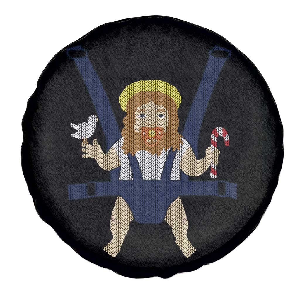 Funny Christmas Baby Jesus Spare Tire Cover Xmas Christian Little Boy - Wonder Print Shop