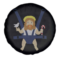 Funny Christmas Baby Jesus Spare Tire Cover Xmas Christian Little Boy - Wonder Print Shop