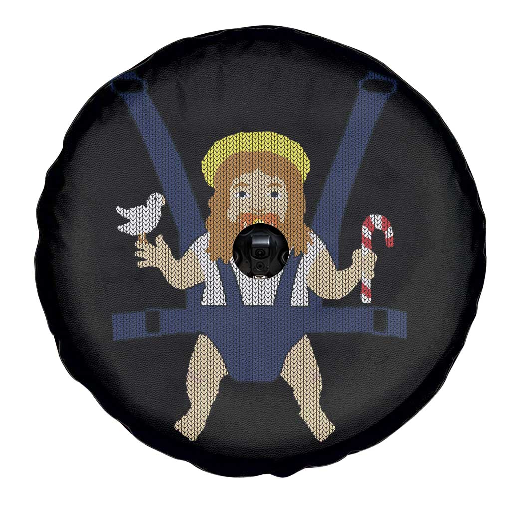 Funny Christmas Baby Jesus Spare Tire Cover Xmas Christian Little Boy - Wonder Print Shop