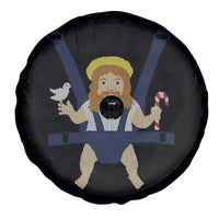 Funny Christmas Baby Jesus Spare Tire Cover Xmas Christian Little Boy - Wonder Print Shop
