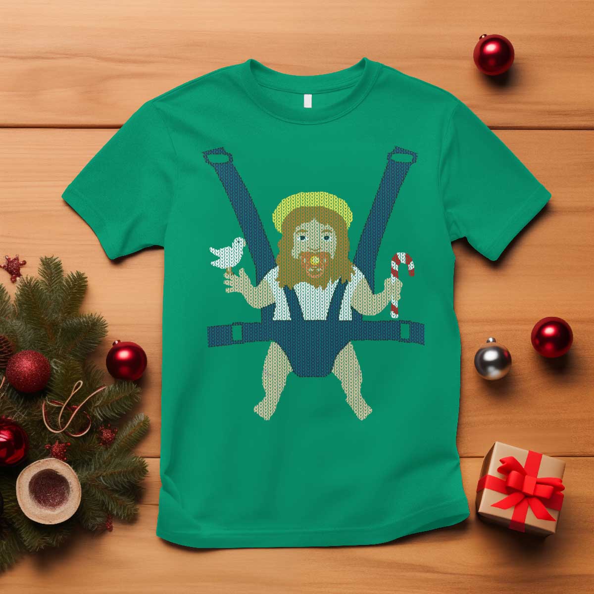 Funny Christmas Baby Jesus T Shirt Xmas Christian Little Boy - Wonder Print Shop