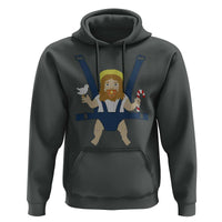 Funny Christmas Baby Jesus Hoodie Xmas Christian Little Boy - Wonder Print Shop