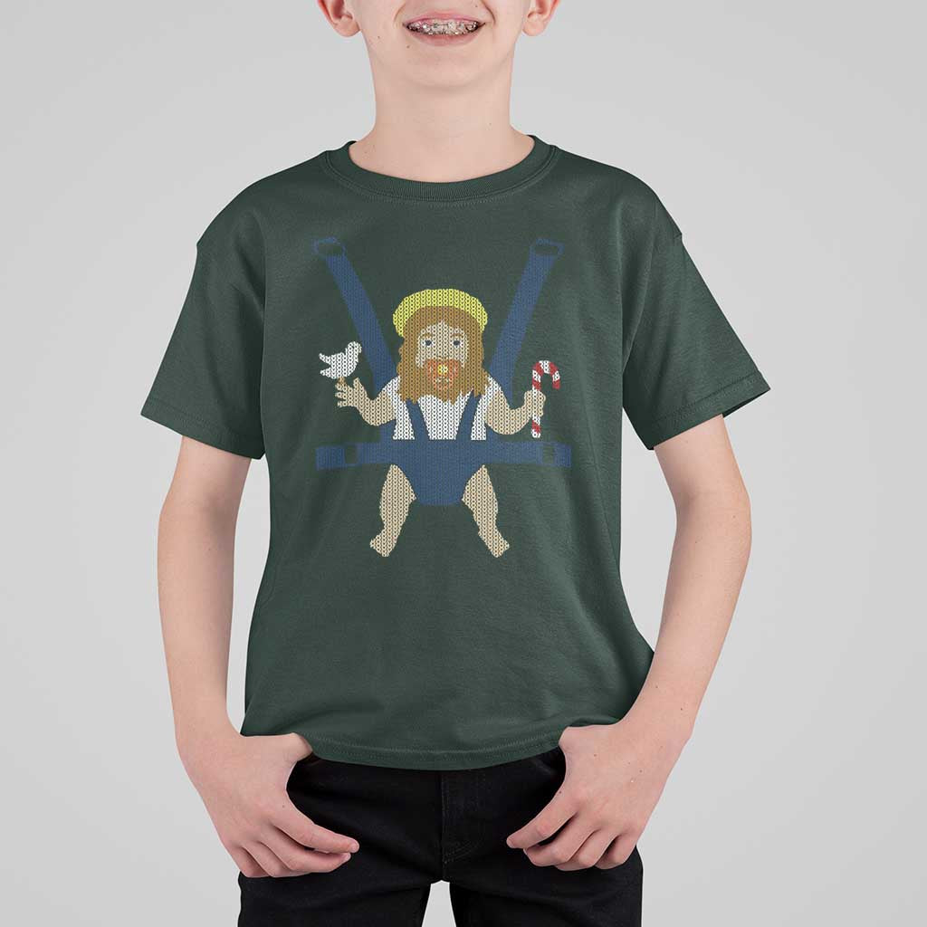 Funny Christmas Baby Jesus T Shirt For Kid Xmas Christian Little Boy - Wonder Print Shop