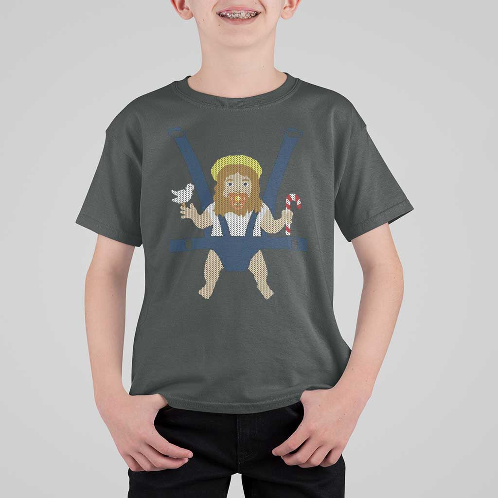 Funny Christmas Baby Jesus T Shirt For Kid Xmas Christian Little Boy - Wonder Print Shop