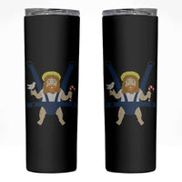Funny Christmas Baby Jesus Skinny Tumbler Xmas Christian Little Boy - Wonder Print Shop