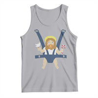 Funny Christmas Baby Jesus Tank Top Xmas Christian Little Boy - Wonder Print Shop