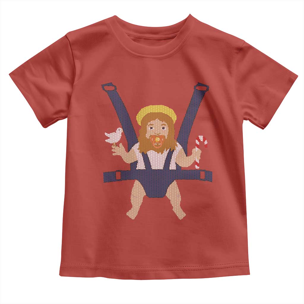 Funny Christmas Baby Jesus Toddler T Shirt Xmas Christian Little Boy - Wonder Print Shop